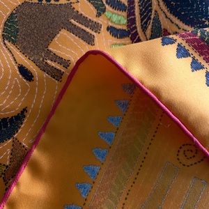Hermes silk scarf